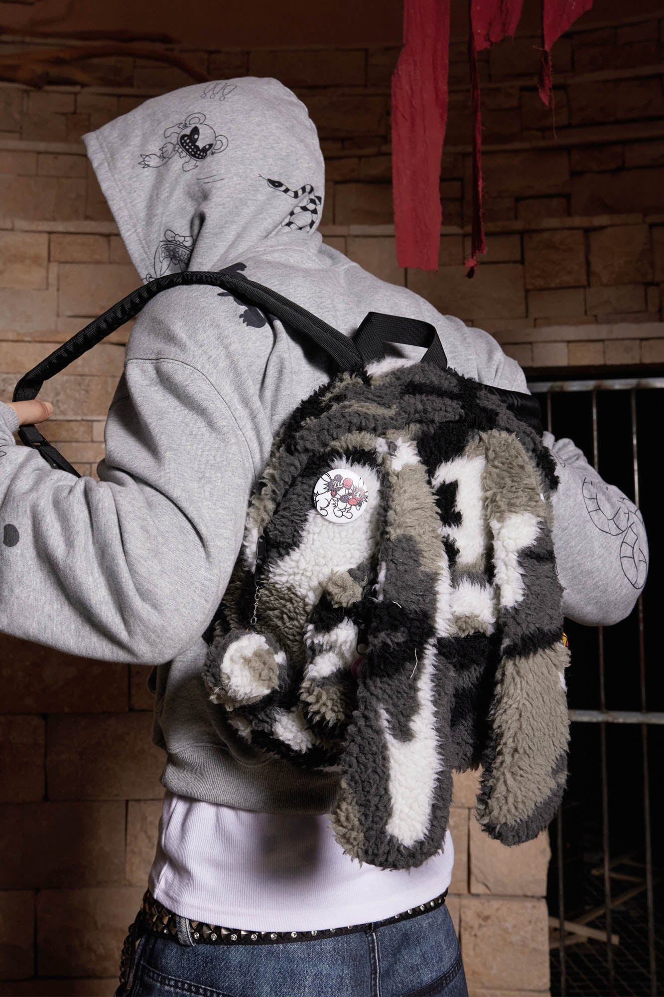 Ensemble de Peluches avec Oreilles de Lapin Charmantes
