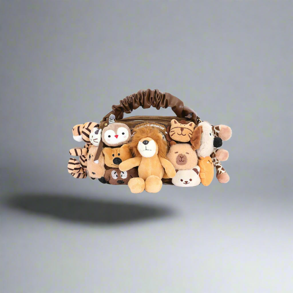 Sac de transport pour animaux en peluche charmant