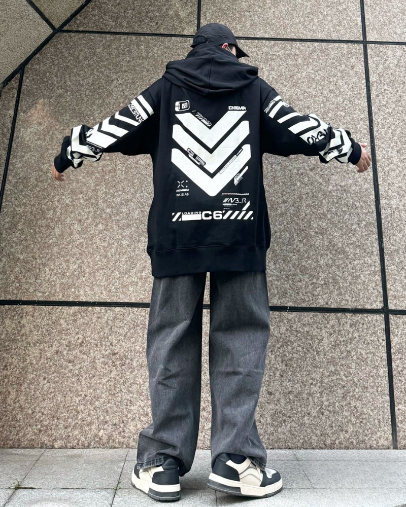 Hoodie Cyberpunk Rêves Néon