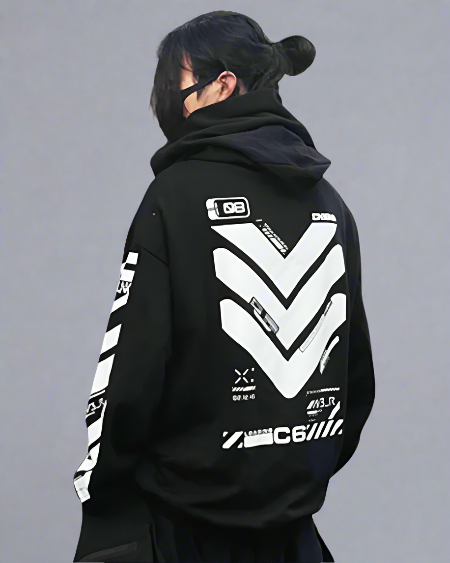 Hoodie Cyberpunk Rêves Néon