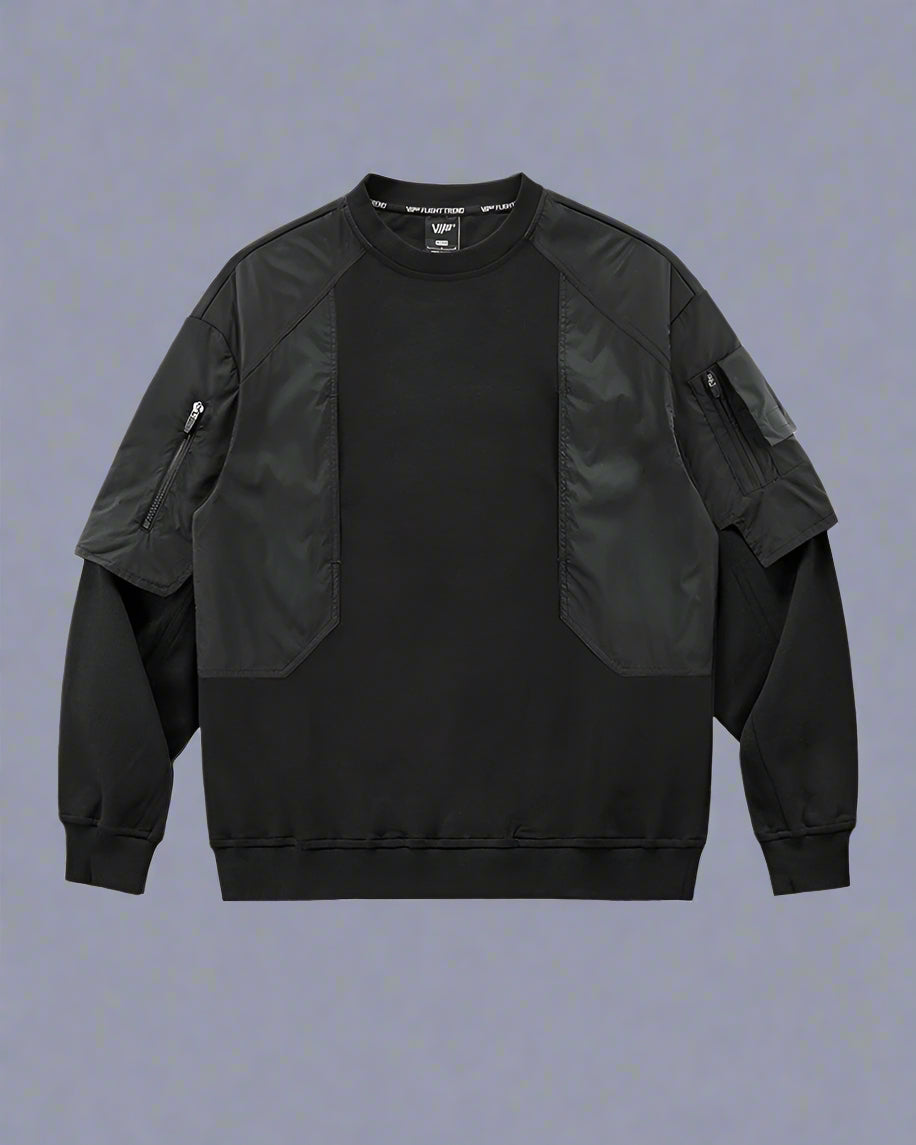 Design de Sweatshirt Moderne à Couches