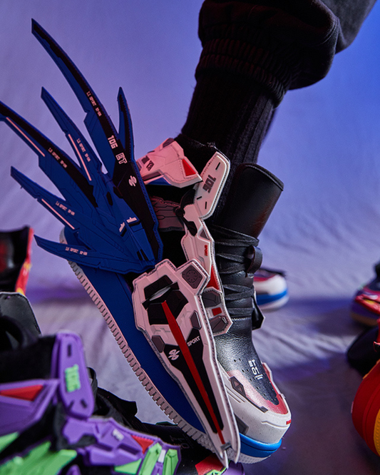 Baskets Élevées avec Ailes