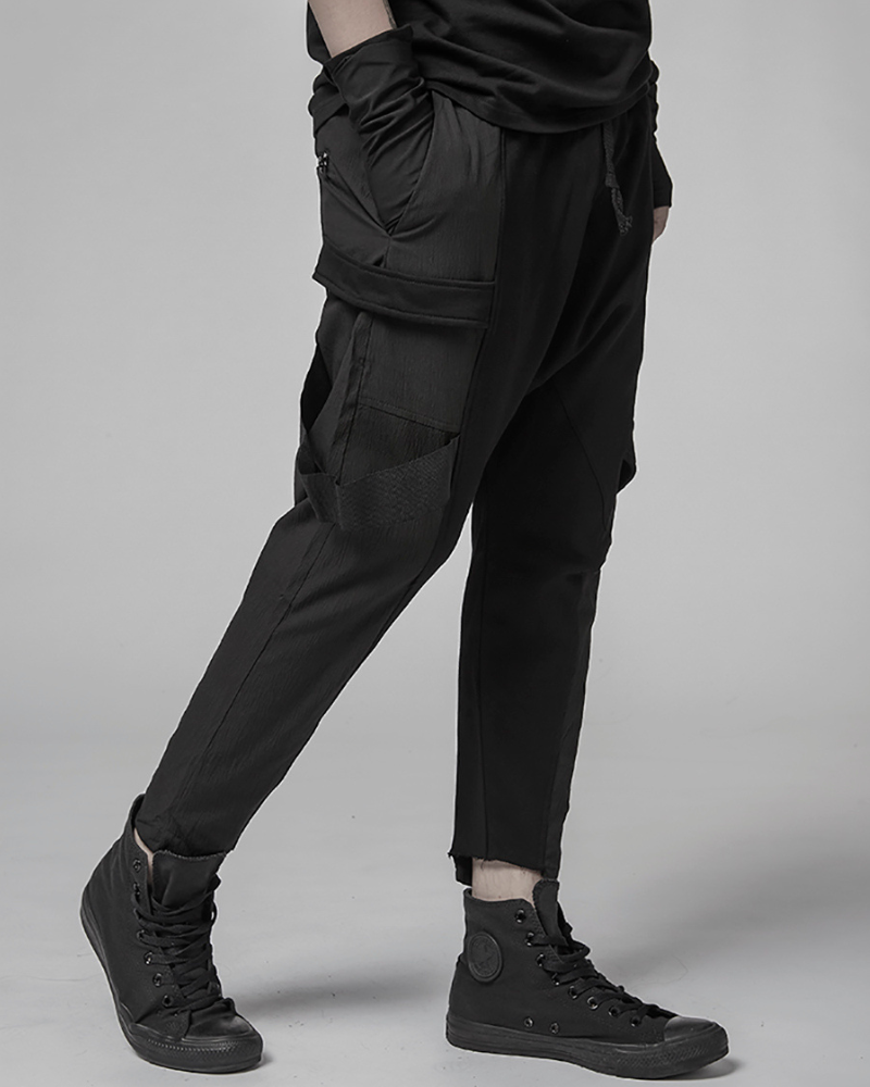 Pantalons utilitaires asymétriques tendance