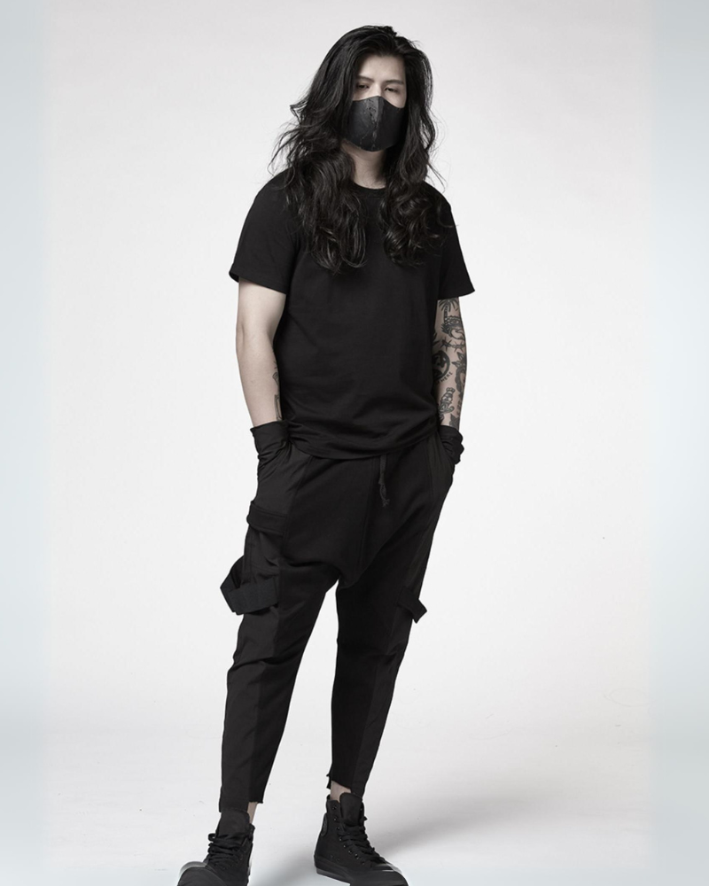 Pantalons utilitaires asymétriques tendance