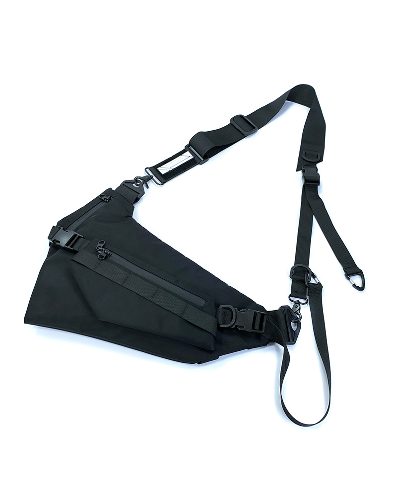 Sac à bandoulière noir multi-usages