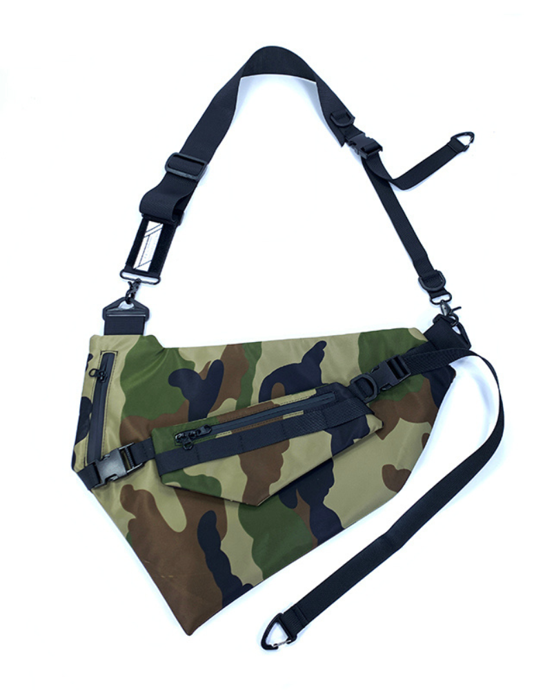 Sac à bandoulière noir multi-usages