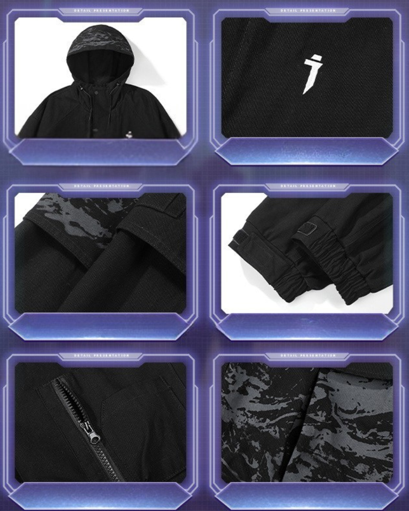 Hoodie à Poche Graphique Élégant
