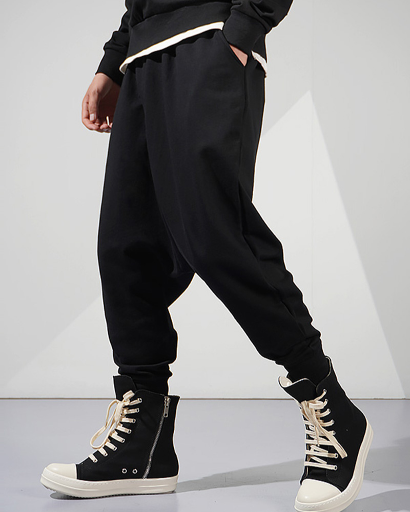 Pantalons à Entrejambe Basse Élégants