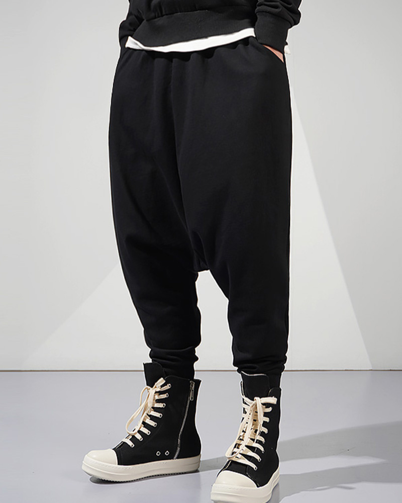Pantalons à Entrejambe Basse Élégants