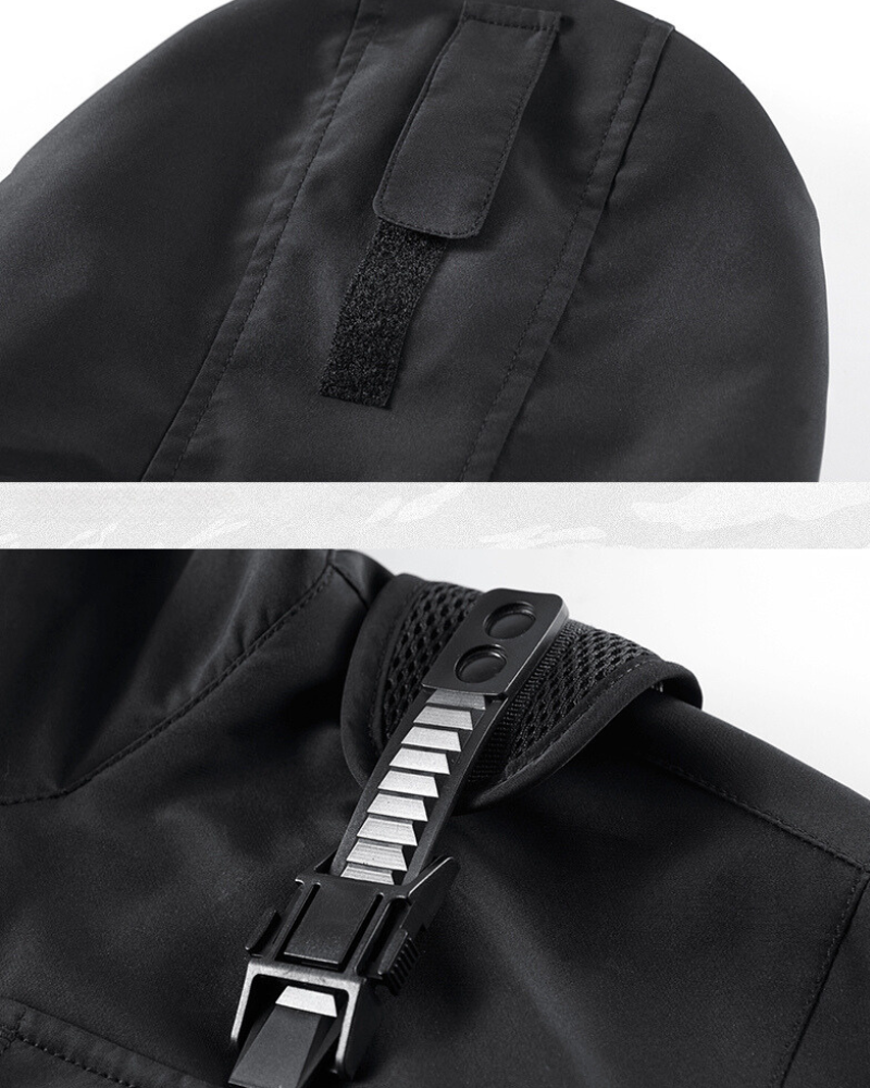 Hoodie à Poches Cargo Multi-Style