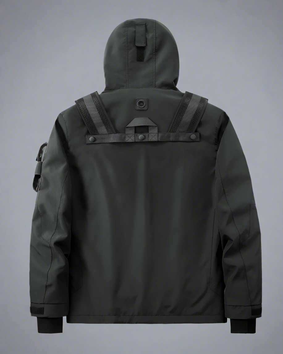 Hoodie à Poches Cargo Multi-Style