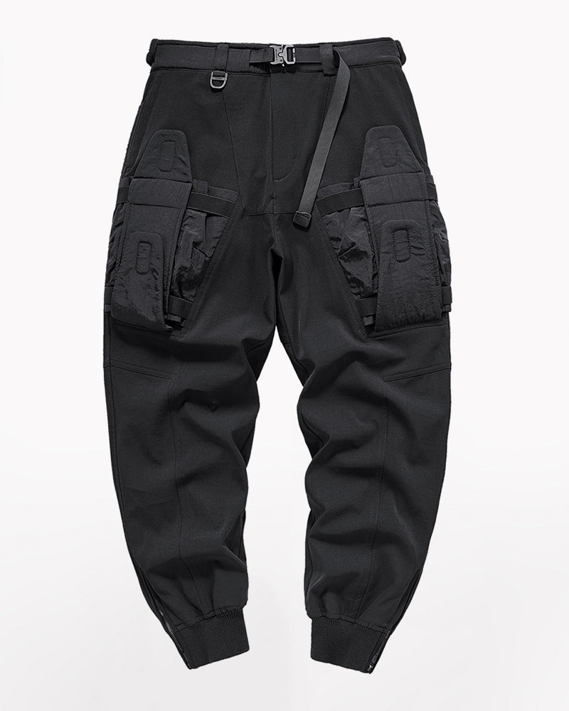 Pantalons Tech en Patchwork Dynamique