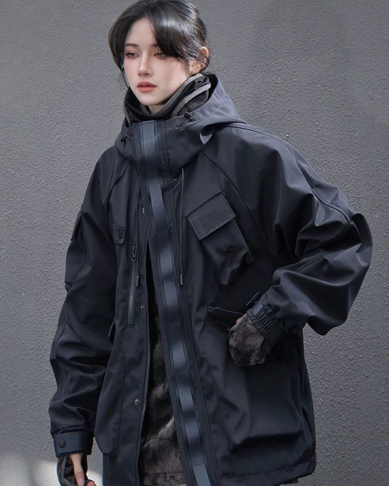 Manteau à Capuche Unisexe Toutes Saisons