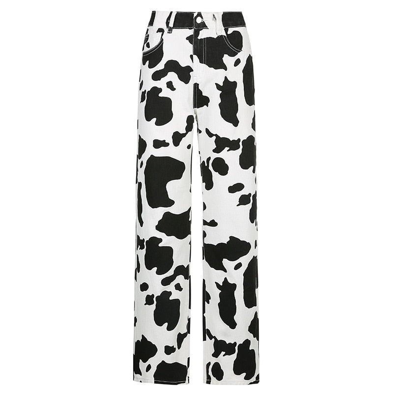 Jeans Imprimé Vache