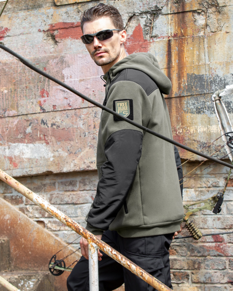 Hoodie en Fleece Prêt pour l'Aventure