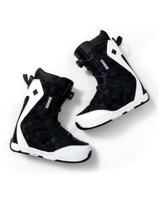 Bottes de Neige Élégantes à Double Teinte