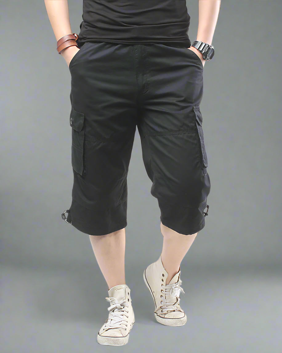 Shorts cargo camouflage surdimensionnés tendance