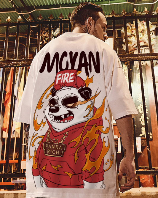 T-shirt Vibes Panda Détendu