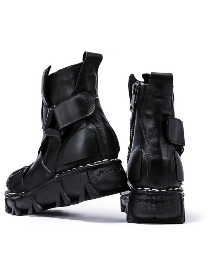 Bottes de Plateforme Rétro Unisexes Audacieuses