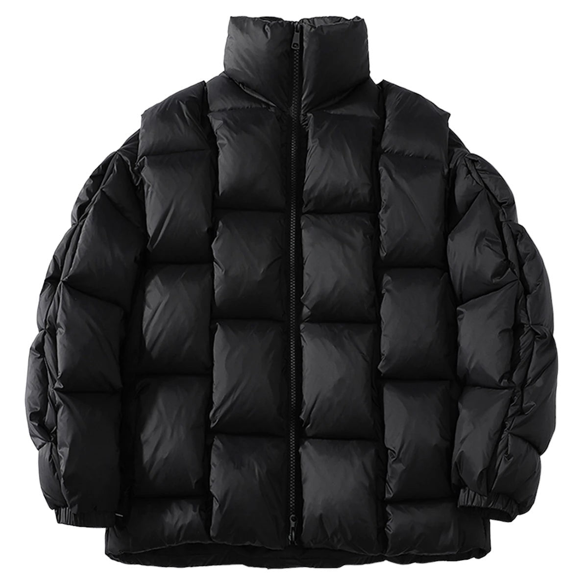 Veste en Duvet Tissée