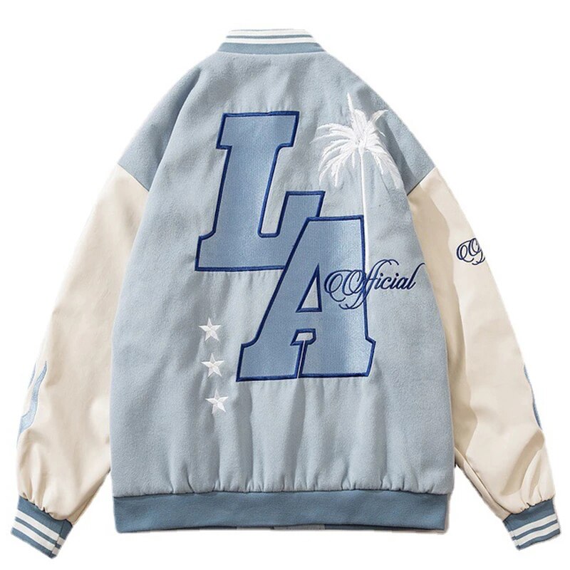 Veste Varsity Bleu Ciel