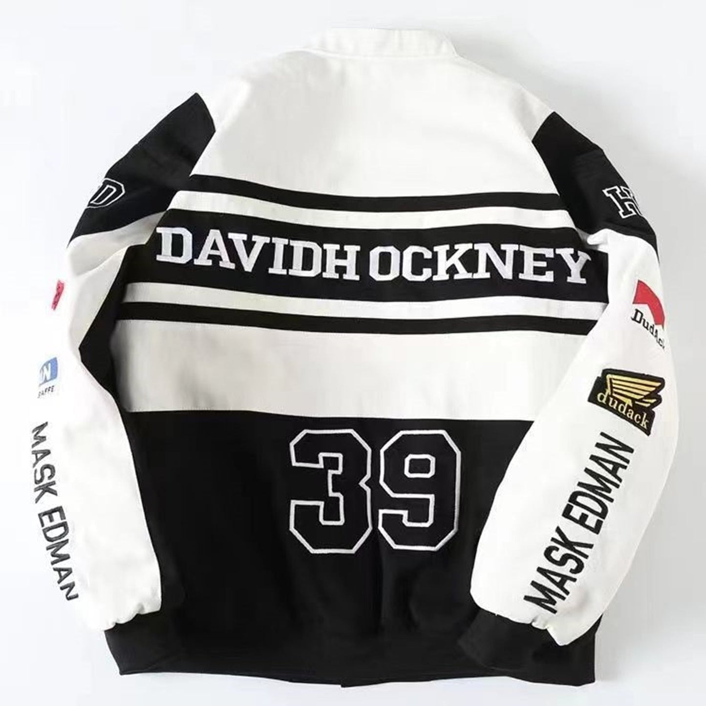 Veste en Cuir de Course
