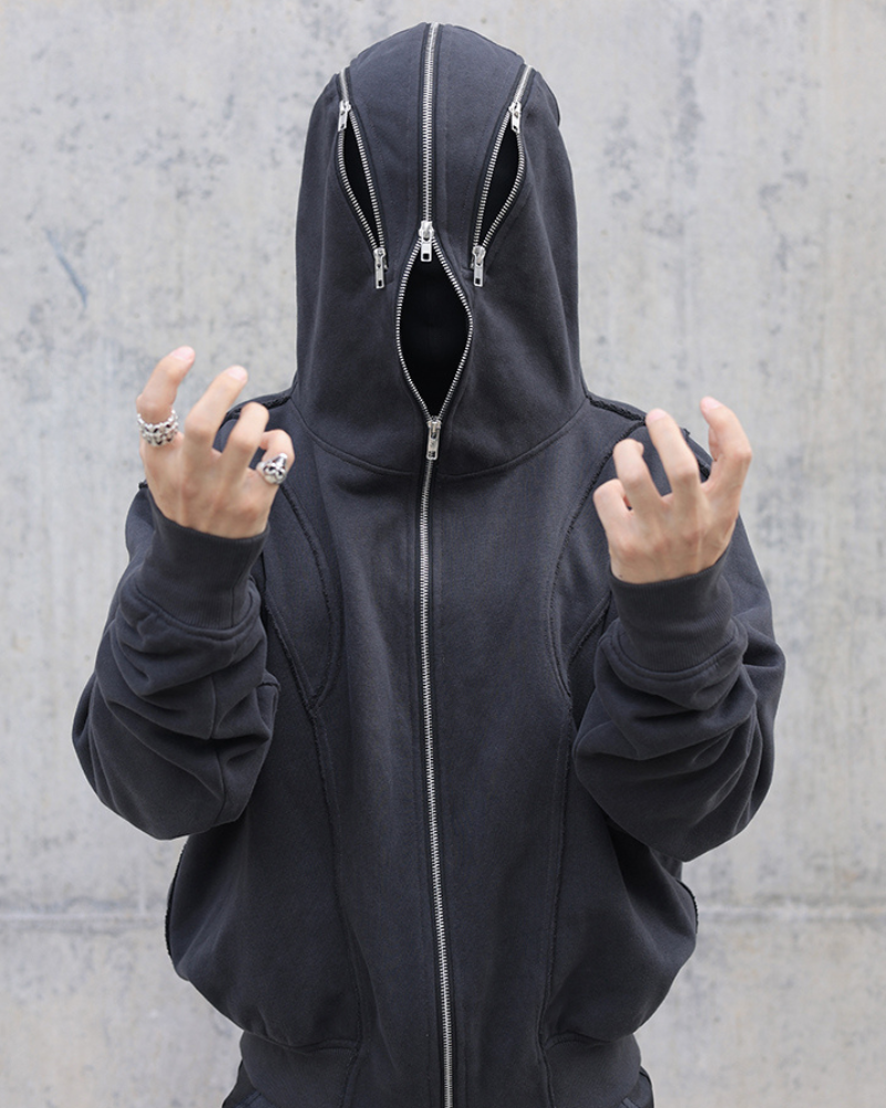 Hoodie Stylé de Ville avec Masque