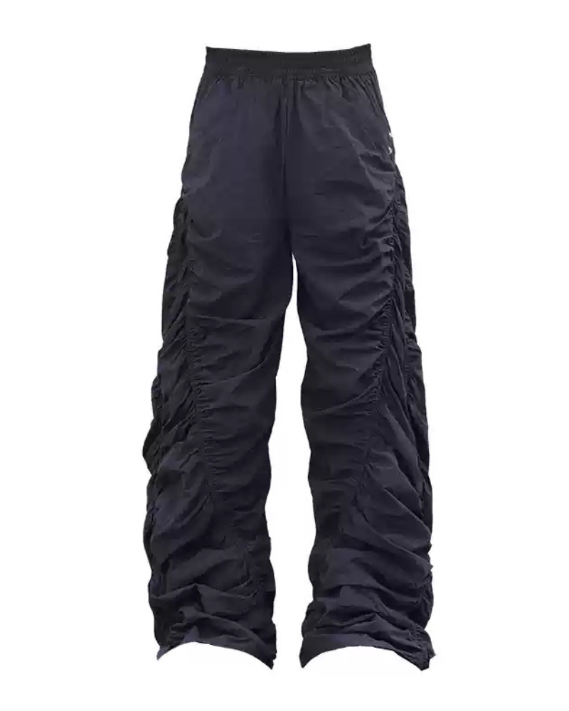 Pantalons Spirales Plissés Élégants