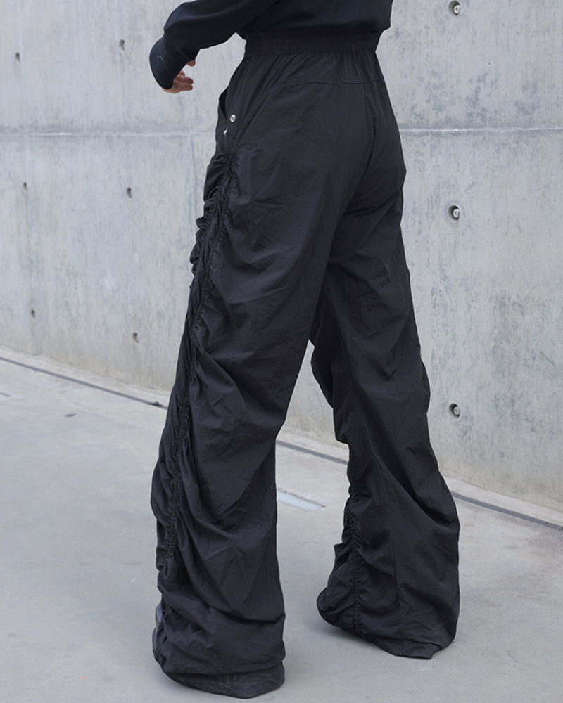 Pantalons Spirales Plissés Élégants