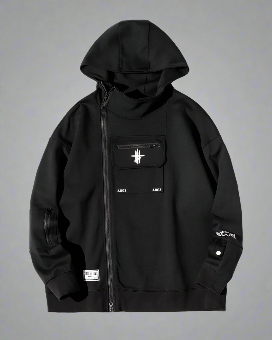 Hoodie Techwear Zip Polyvalent