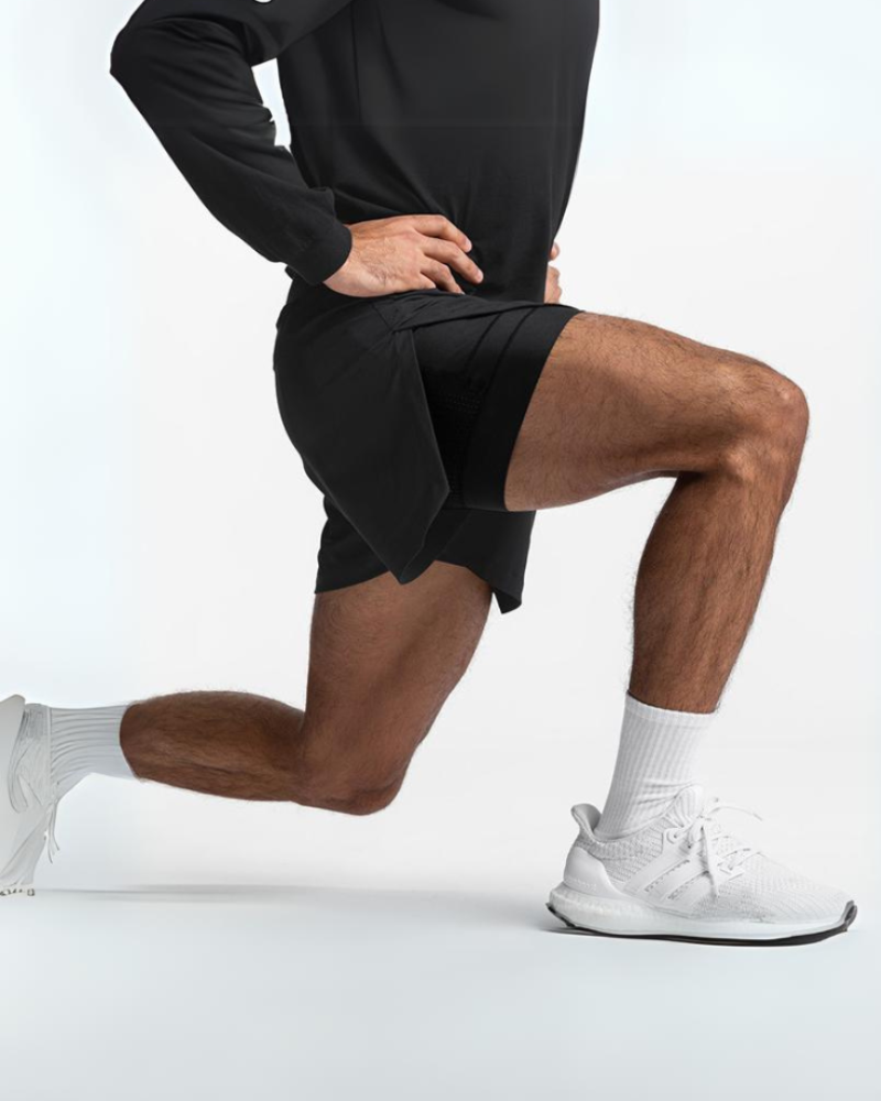 Shorts à Double Couche pour un Confort Toute la Journée