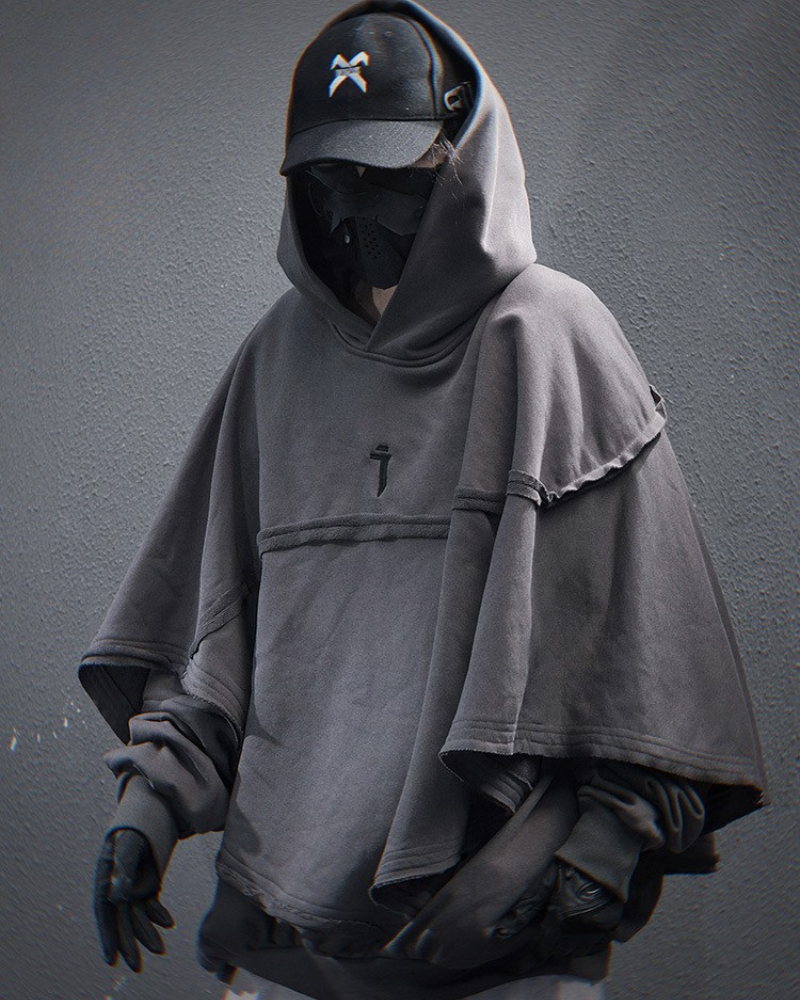 Cape Hoodie Unisexe Tout-Temps