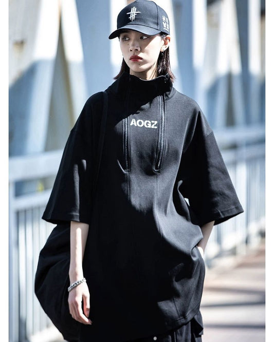 Haut Urbain Chic Col Montant