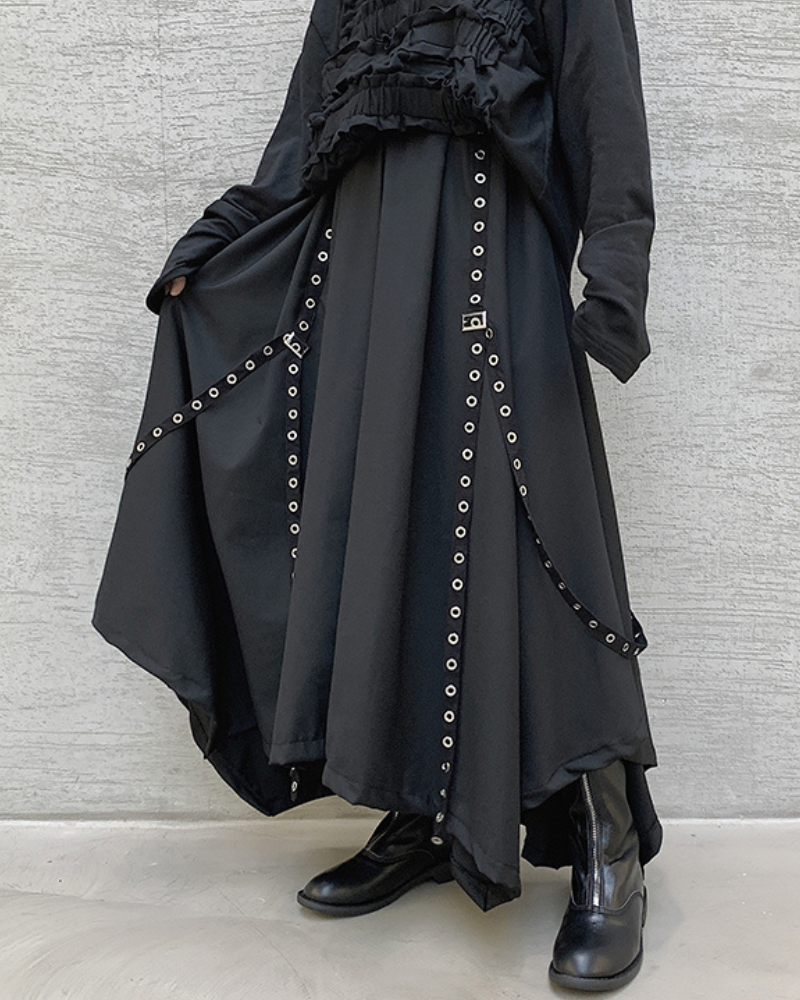 Pantalons Hakama Urbains Chic