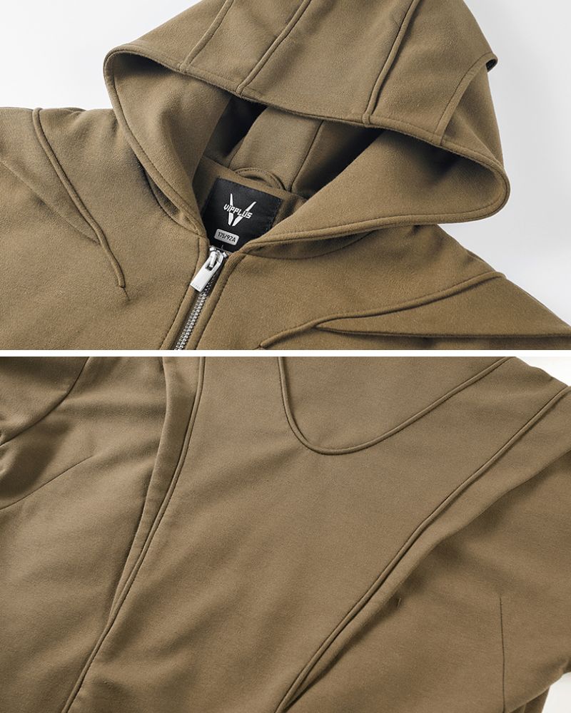 Hoodie Zippé Tactique Tout Temps
