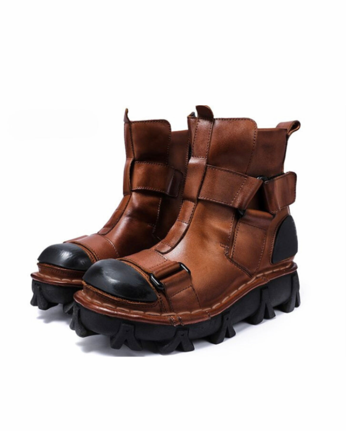 Bottes de Plateforme Rétro Unisexes Audacieuses