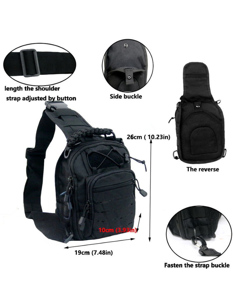 Sac à bandoulière polyvalent pour aventure en ville