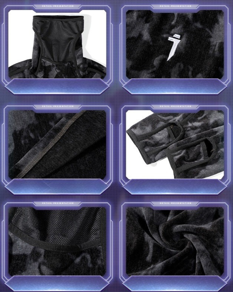 Sweat à col roulé Tie-Dye Vibrant