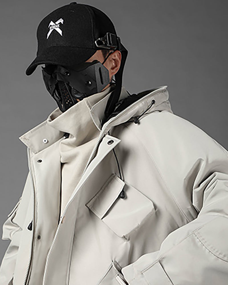 Veste à Capuche Cyberpunk Vibrante