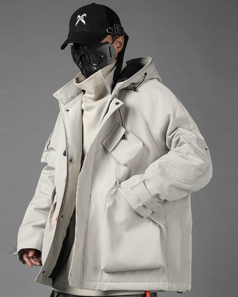 Veste à Capuche Cyberpunk Vibrante