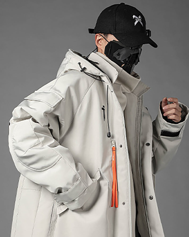 Veste à Capuche Cyberpunk Vibrante