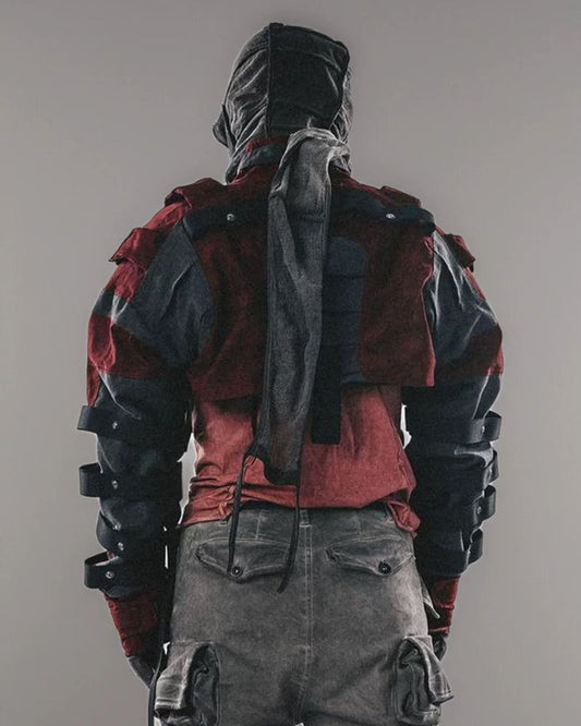 Veste de Boxe Rouge Écrasante
