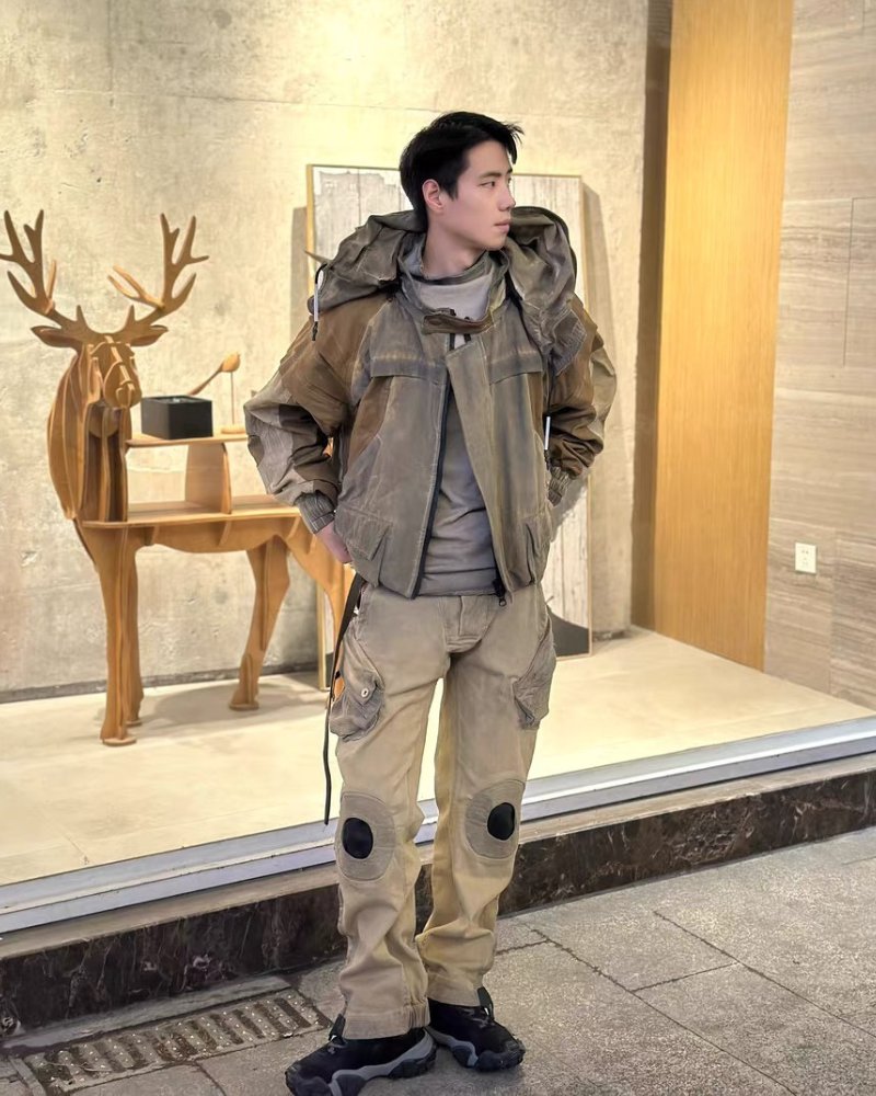 Veste Utilitaire Chic Lavée