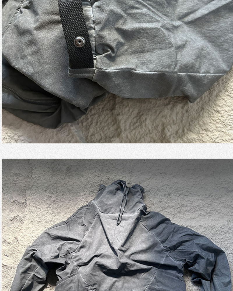 Veste à Poches Nostalgique en Couches