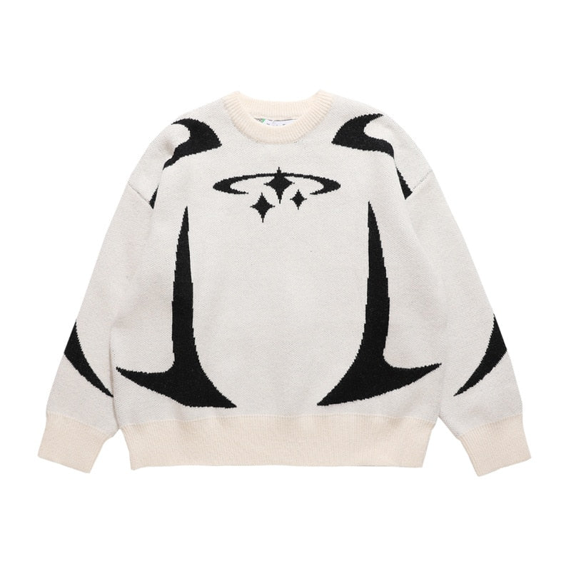 Pull en tricot Y2K