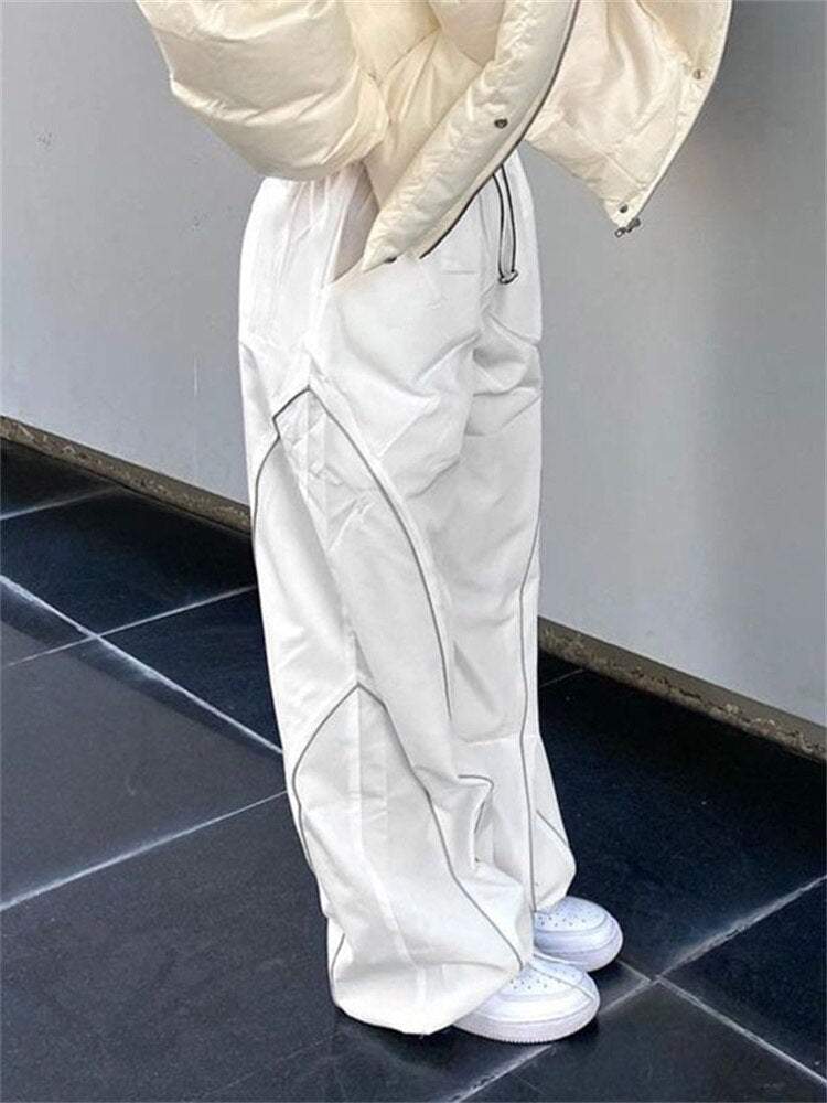 Pantalons de survêtement blancs