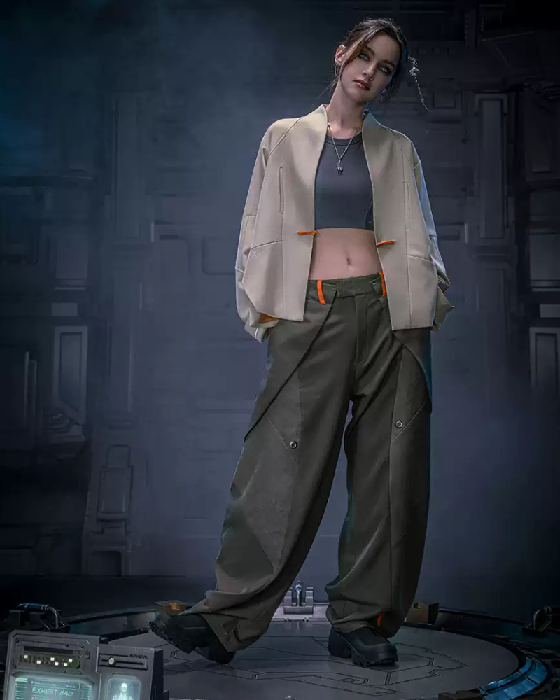 Pantalon Cyberpunk Invisible Unisexe