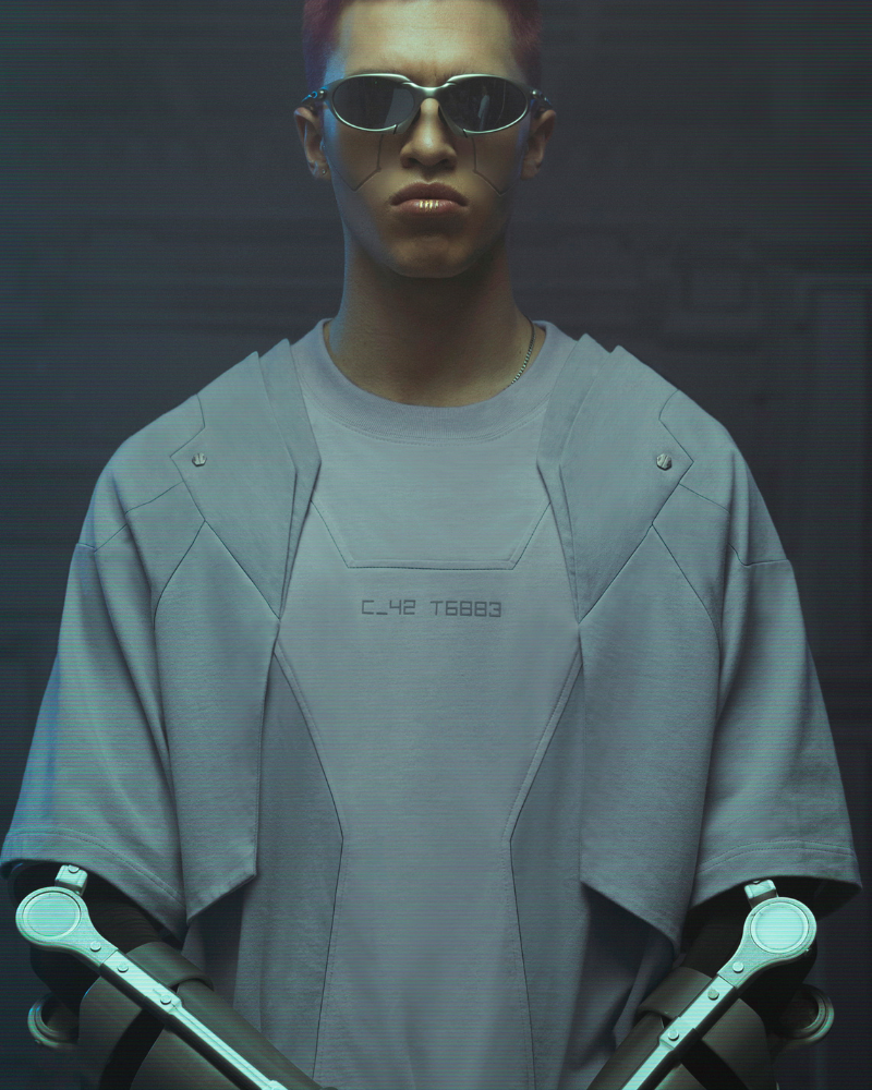 T-Shirt Mecha Cyberpunk