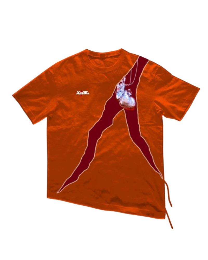 T-shirt Cœur Mécanique Futuriste