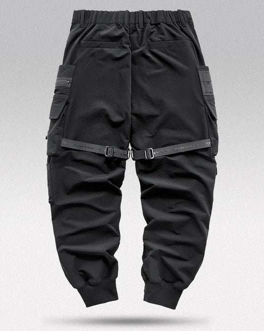 Pantalons Cargo Tech Noir Urbain